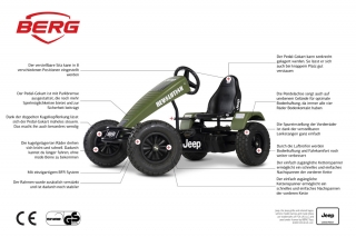 BERG Pedal-Gokart Jeep® Revolution