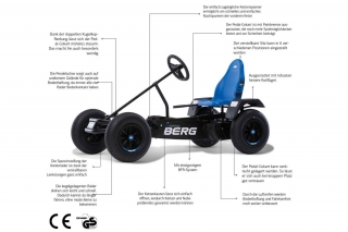 BERG Pedal-Gokart B.Rapid Blue