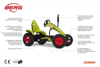 BERG Pedal-Gokart Claas Gokart