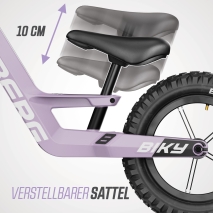 Laufrad BERG Biky Cross Purple Handbrake 12 Zoll